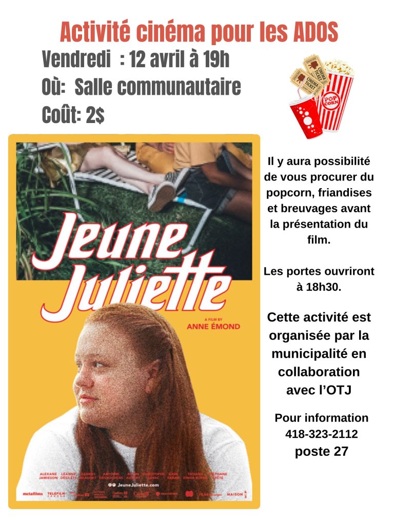 affiche publicité Jeune Juliette